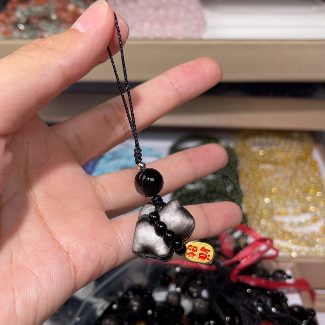 水晶手链未镶嵌小猫001