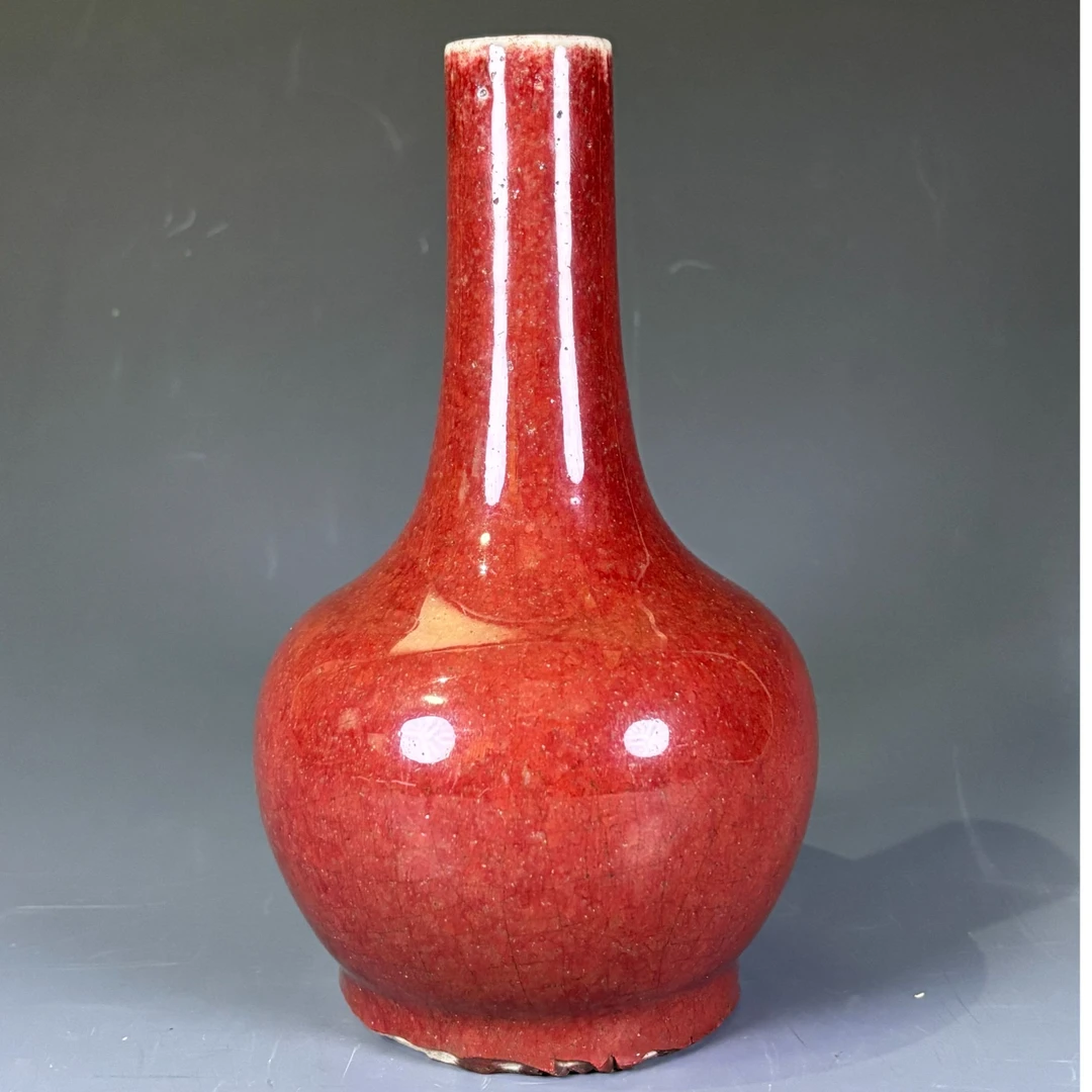 【晶晶推荐】乾隆 均红天球瓶