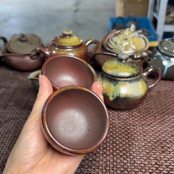 茶杯紫砂一对小杯60