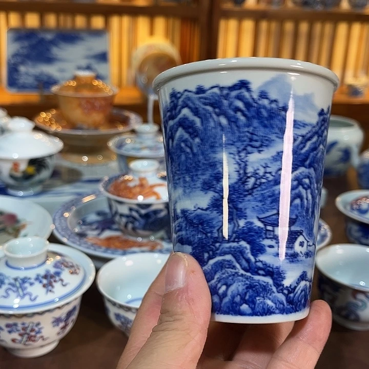 錡镇堂手工手绘绘杯