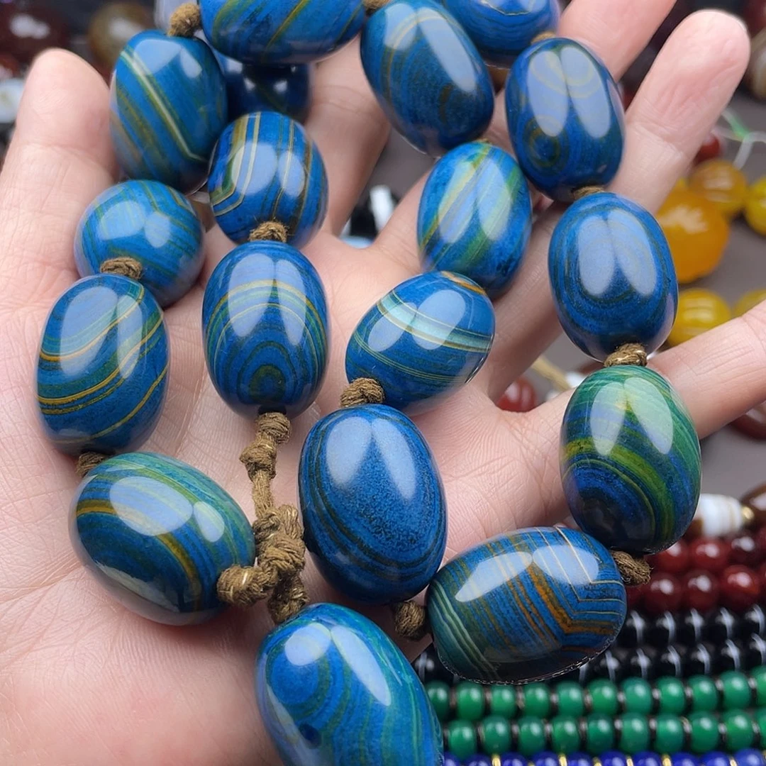 江***子玛瑙/玉髓未镶嵌颈饰