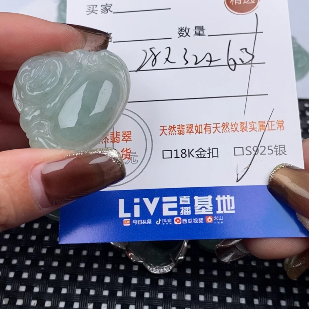 翡翠银S925镶嵌颈饰