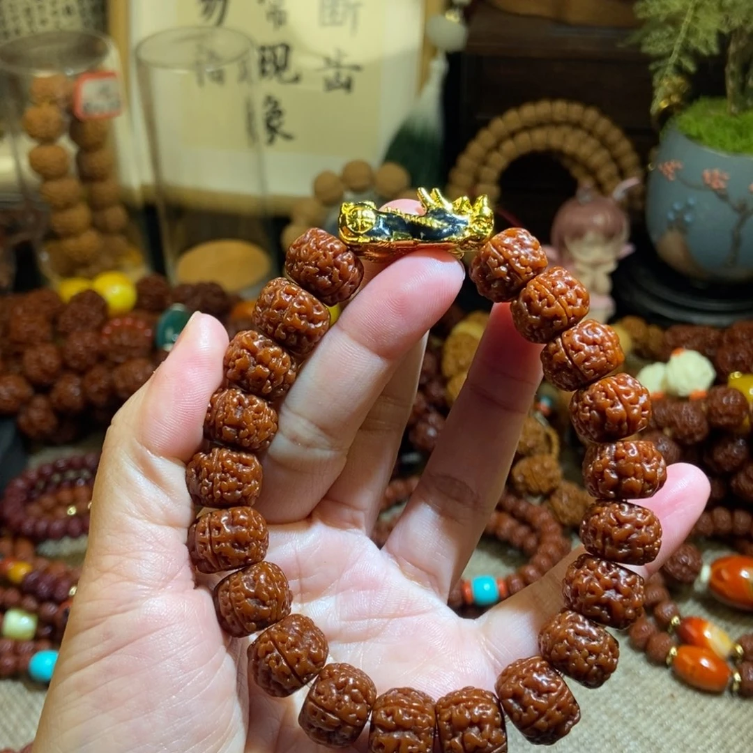 金刚菩提手串155一代单玉化龙