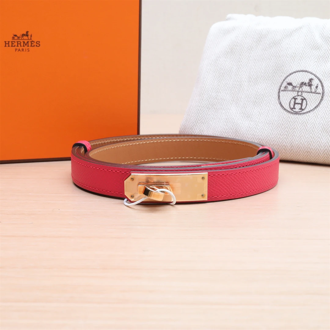 全新未使用 Hermes/爱马仕 积分-188/汤/P224410540/腰带 A刻金扣