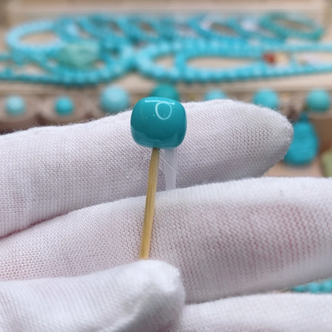 绿松石未镶嵌珠宝奇石9.5mm