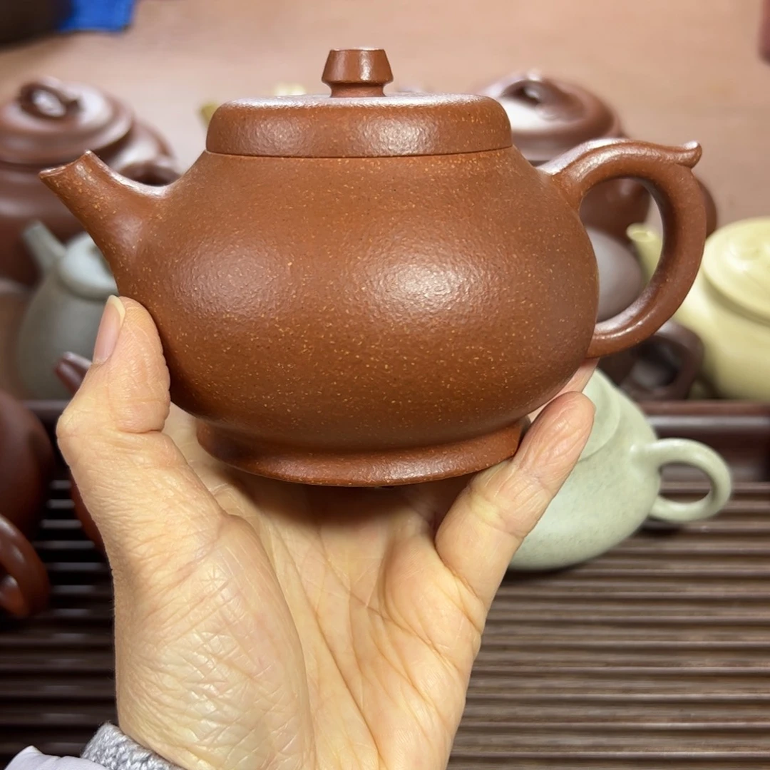段泥茶壶红降坡 鱼趣 300cc