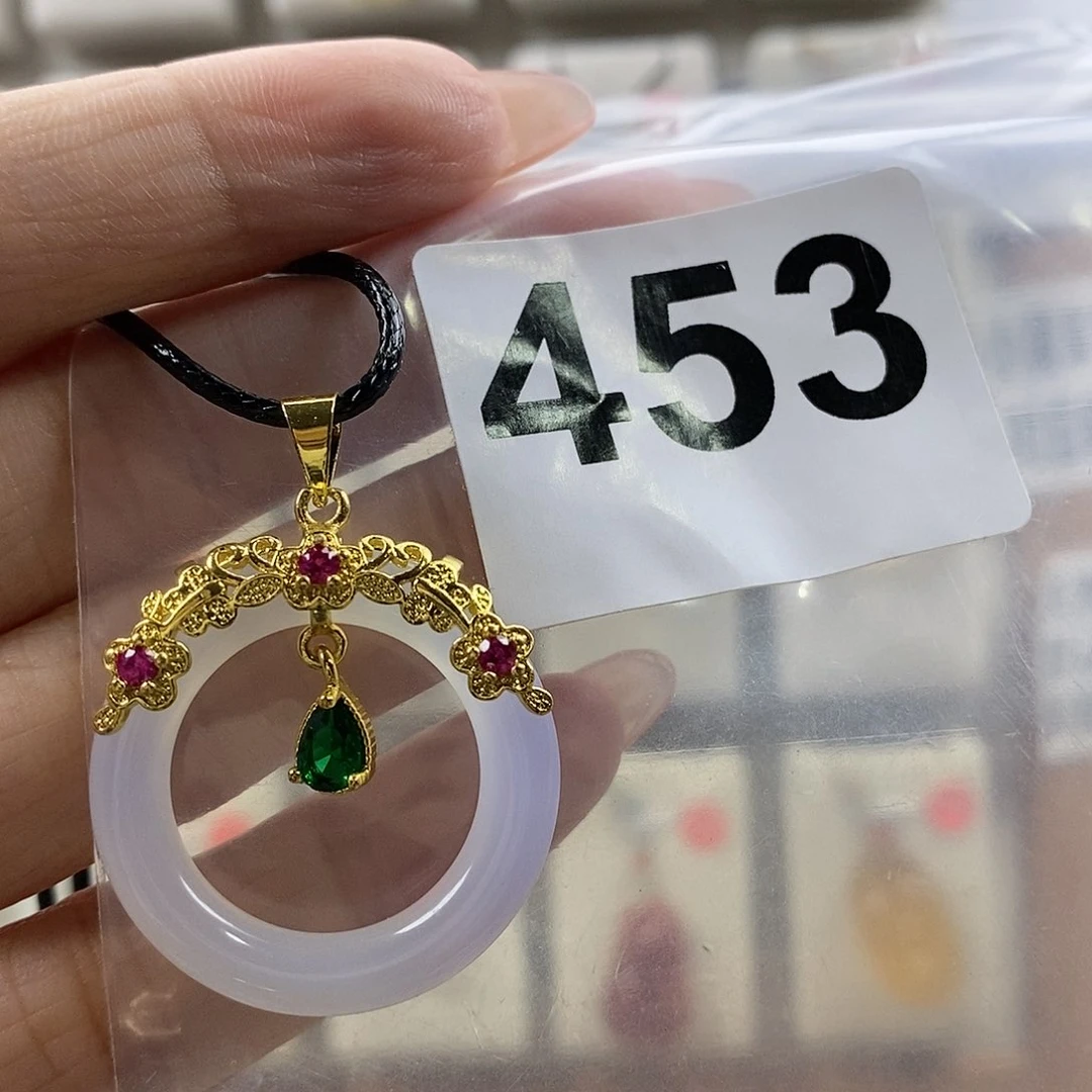 玛瑙/玉髓颈饰合金崽*蛋