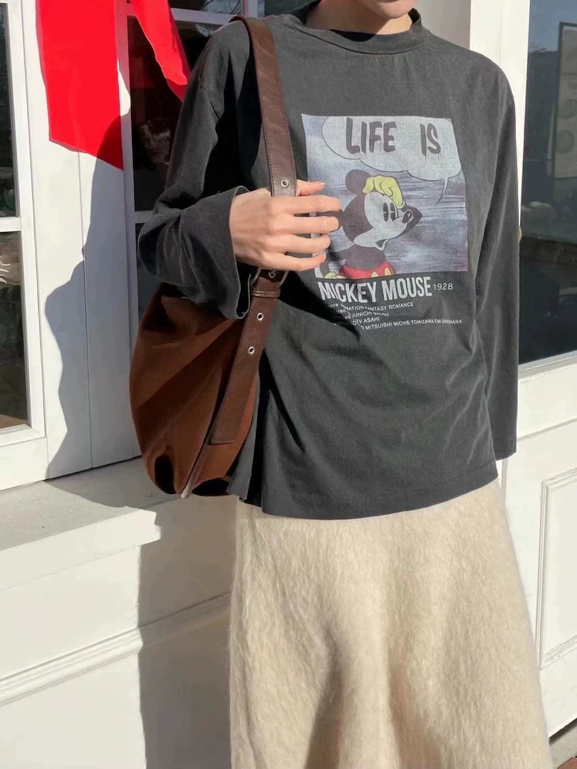 【粉风】东大门·life is可爱的米奇卡通T恤