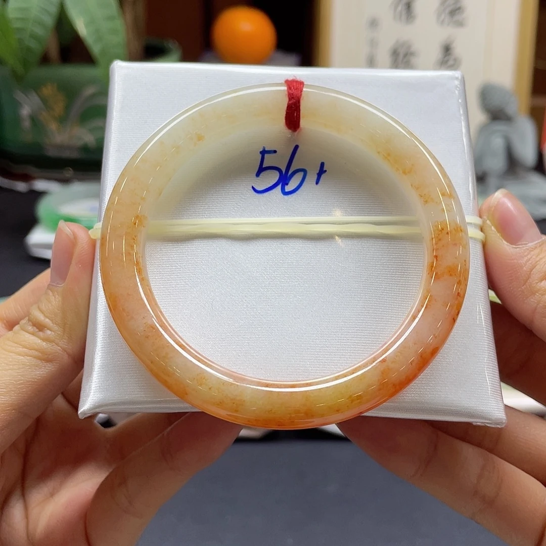 翡翠未镶嵌手镯40 号