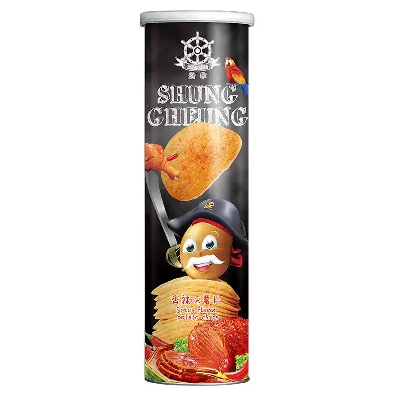马来西亚进口船掌牌香辣味薯片150g*4