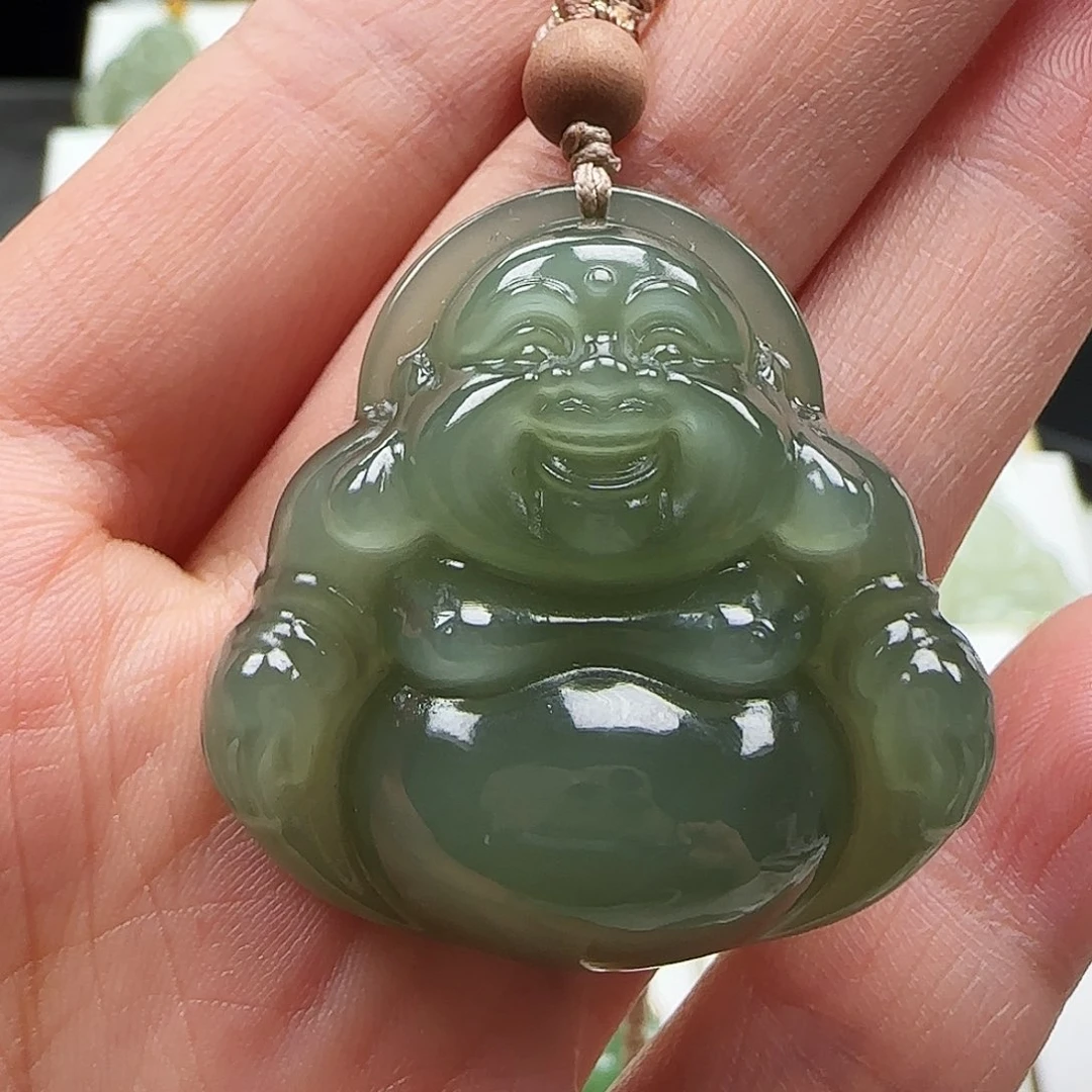 和田玉未镶嵌颈饰35