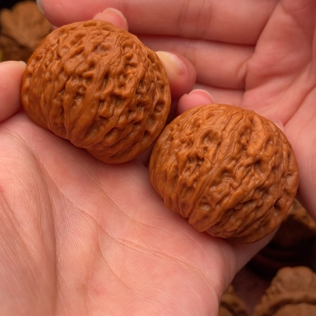 文玩核桃把件全品原树铁锤40