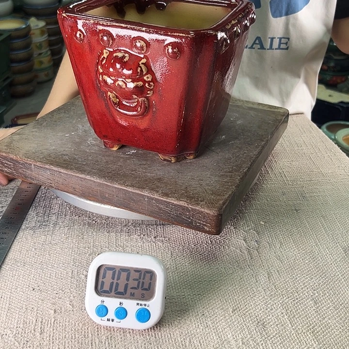 泳坤堂石湾花盆陶瓷