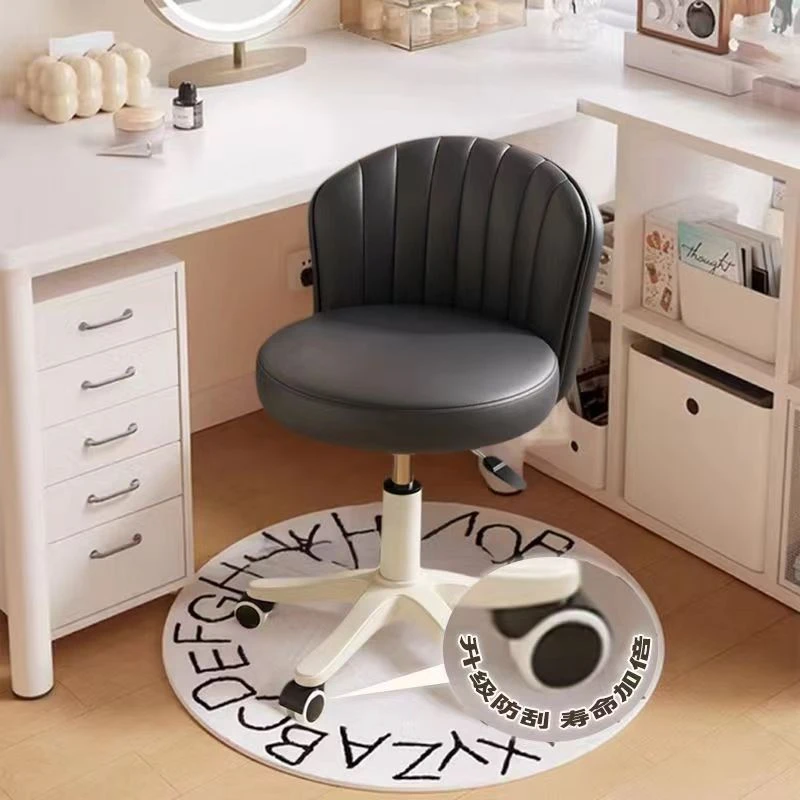 休闲家用靠背椅卧室梳妆椅成人字吧椅简约椅子宿舍办公转椅学习椅