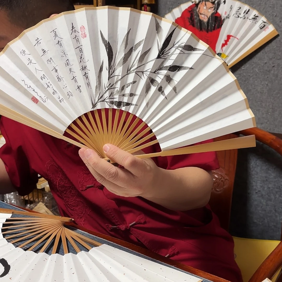 书法手写手绘7寸玉竹春有百花