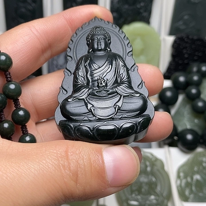 和田玉（青玉）未镶嵌颈饰