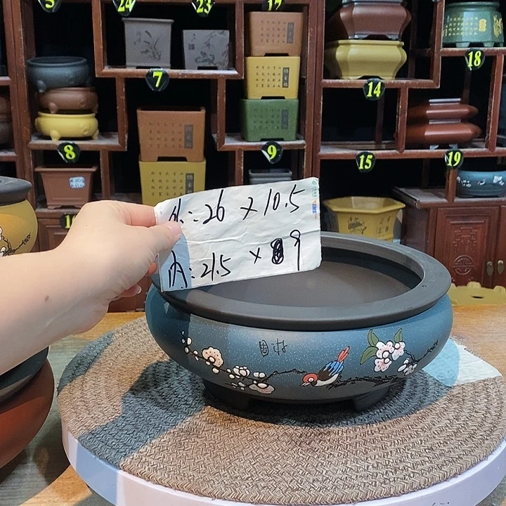 紫砂花盆紫砂花盆