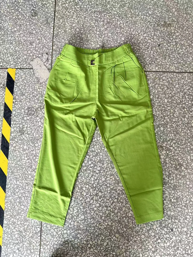 《兵哥外贸》绿色八分裤 发一件