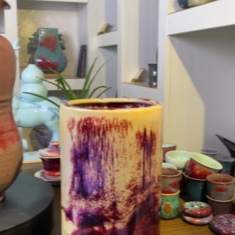 三***姨瓷片禹州神后钧瓷原产地~