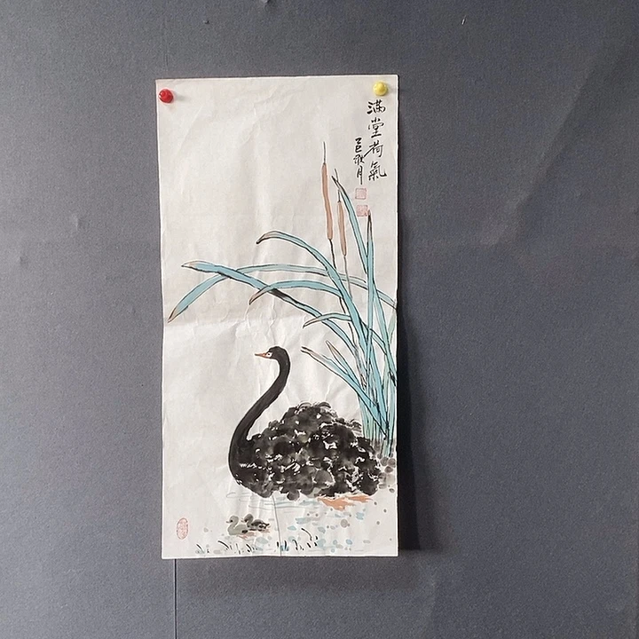 国画34/68郑春玲手绘画芯