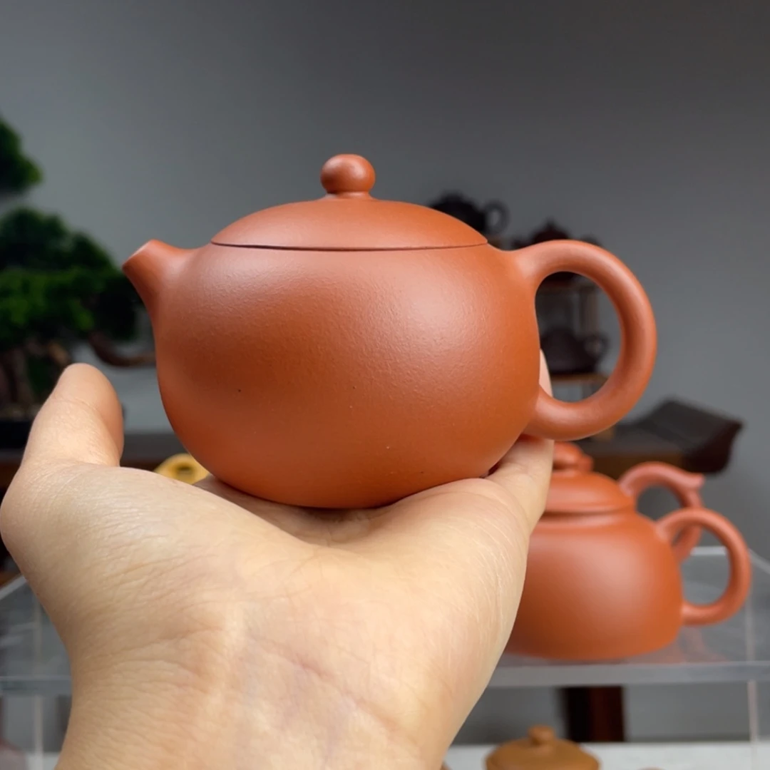 【闪购商品】紫砂茶壶大*包生料朱泥西施容量150cc
