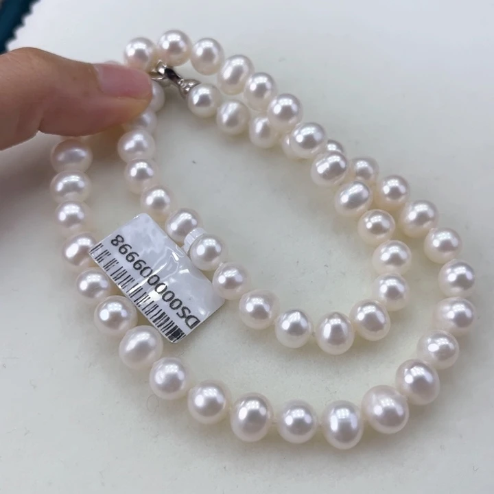淡水珍珠颈饰未镶嵌8➕冷白