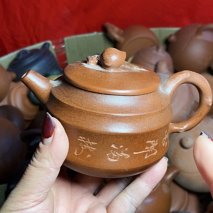 全手工制作宜兴紫砂茶壶