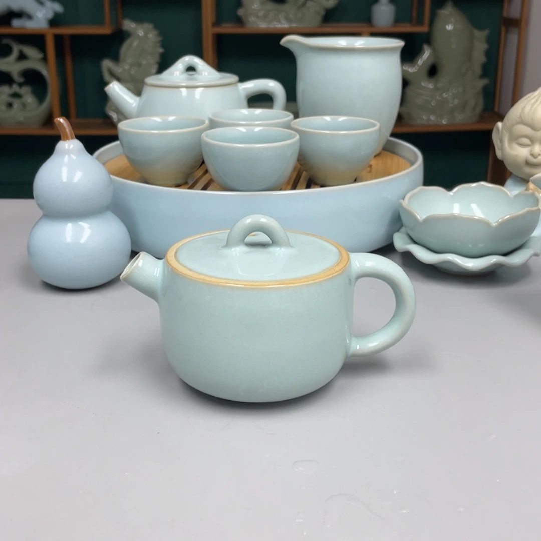 瓷赵琳老师炮嘴壶微瑕