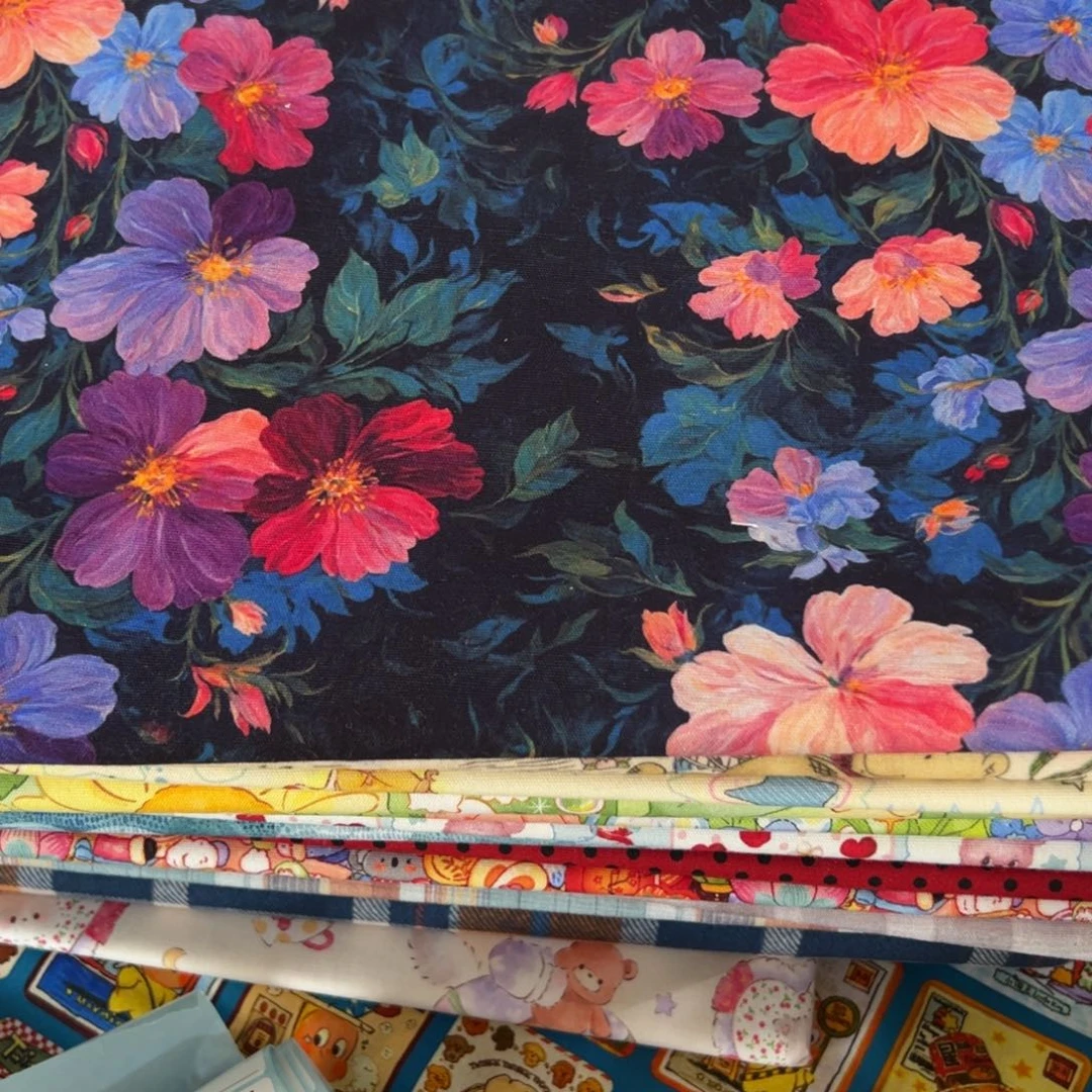 棉一米价纯棉8安帆布1.5米宽果子块