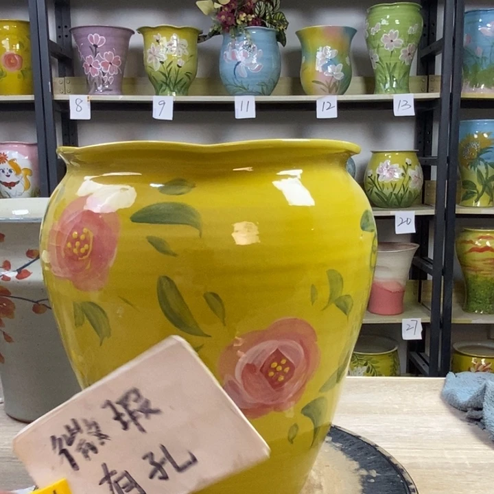 景德镇高温陶瓷花盆