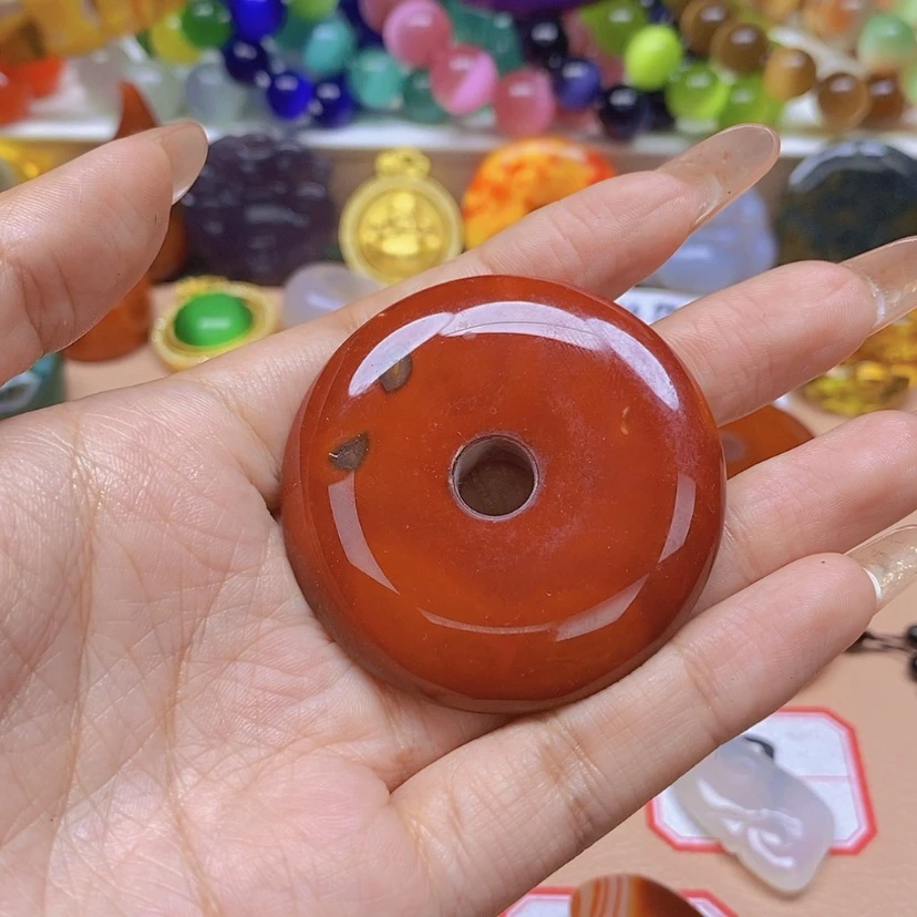 【闪购商品】玛瑙/玉髓颈饰未镶嵌风**虹