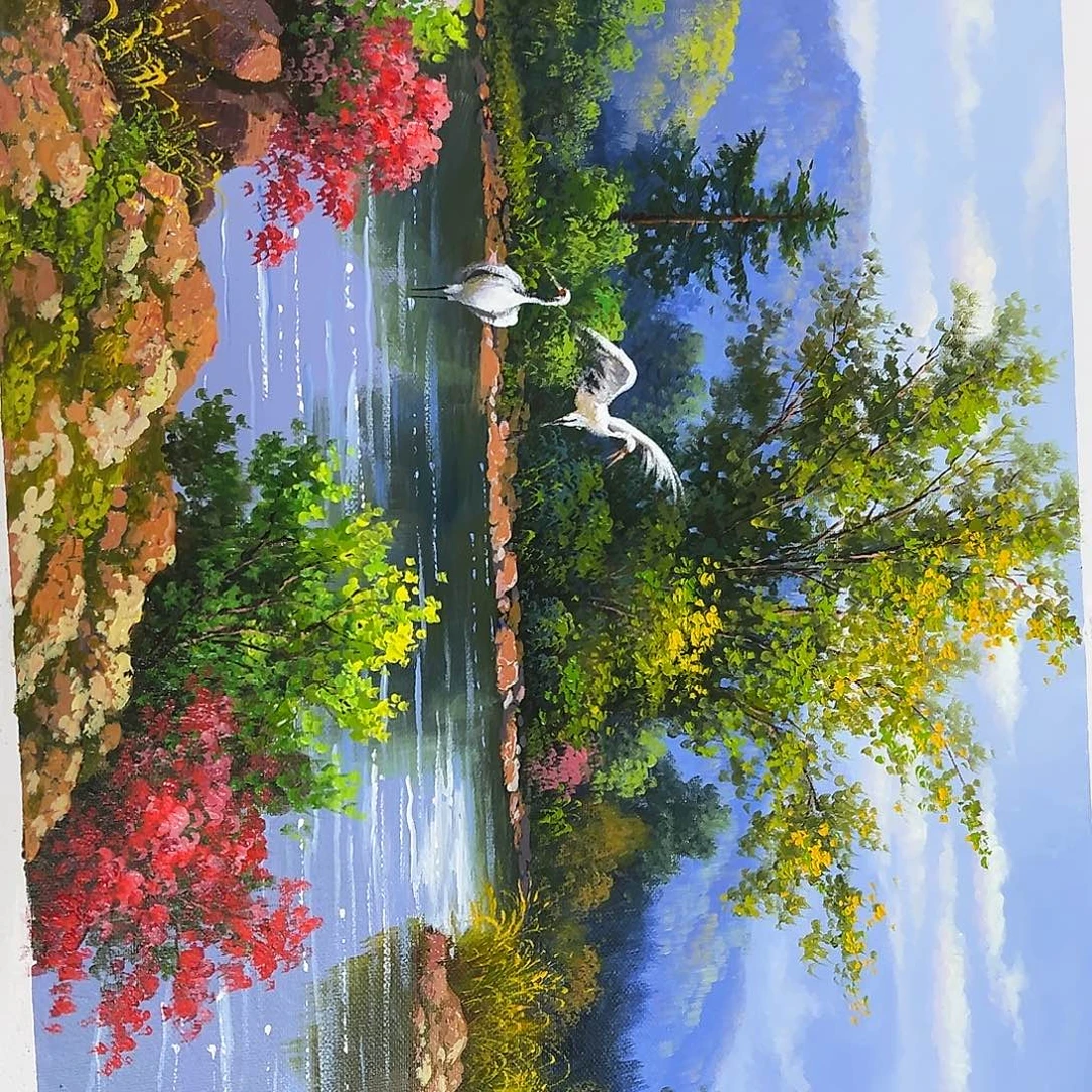 油画好之一仔仔细细
