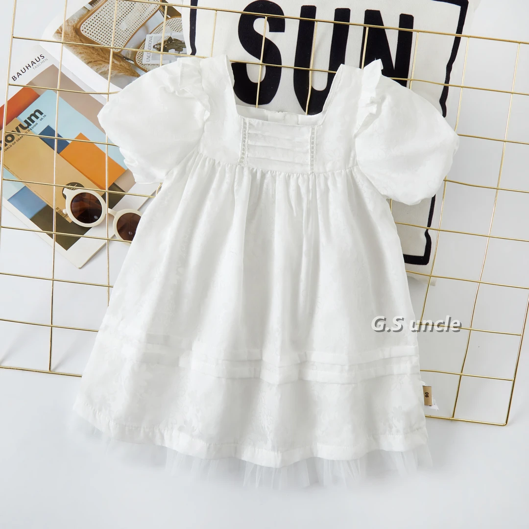 3【月下风铃】B154女宝夏季时尚连衣裙韩版百搭可爱裙子