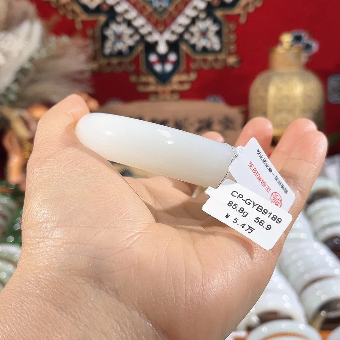 和田玉手镯未镶嵌和田玉羊脂玉手镯