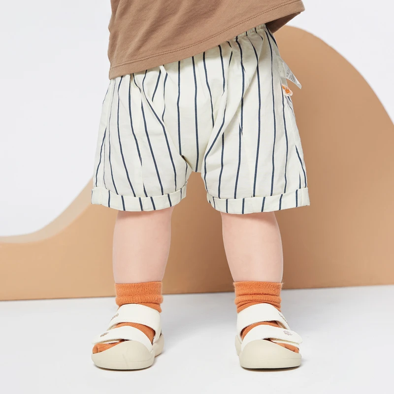 【商场同款】婴儿短裤男童宝宝条纹五分裤儿童休闲裤裤子夏装洋气