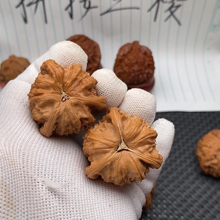 核桃手串/手链拼接白狮子1