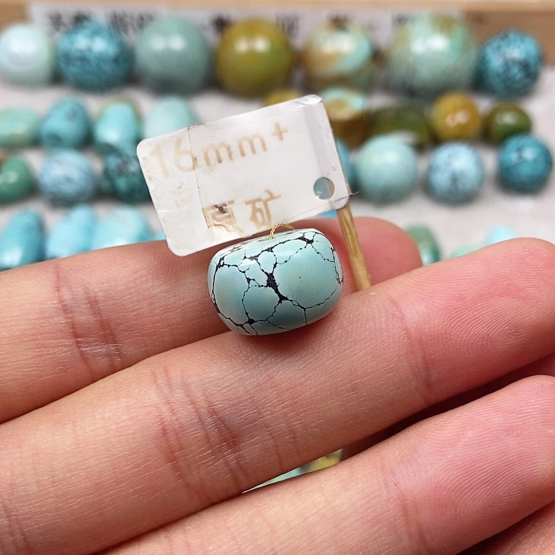 未镶嵌绿松石珠宝半成品