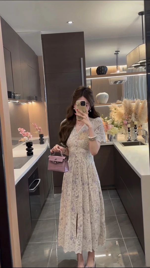 子芸定制【花期如梦】连衣裙预JJX5LYQ2632夏季时尚轻奢重工设计感