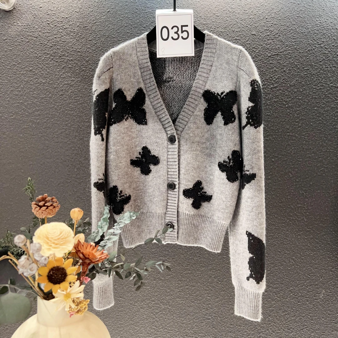 《高端定制》设计师款蝴蝶开衫