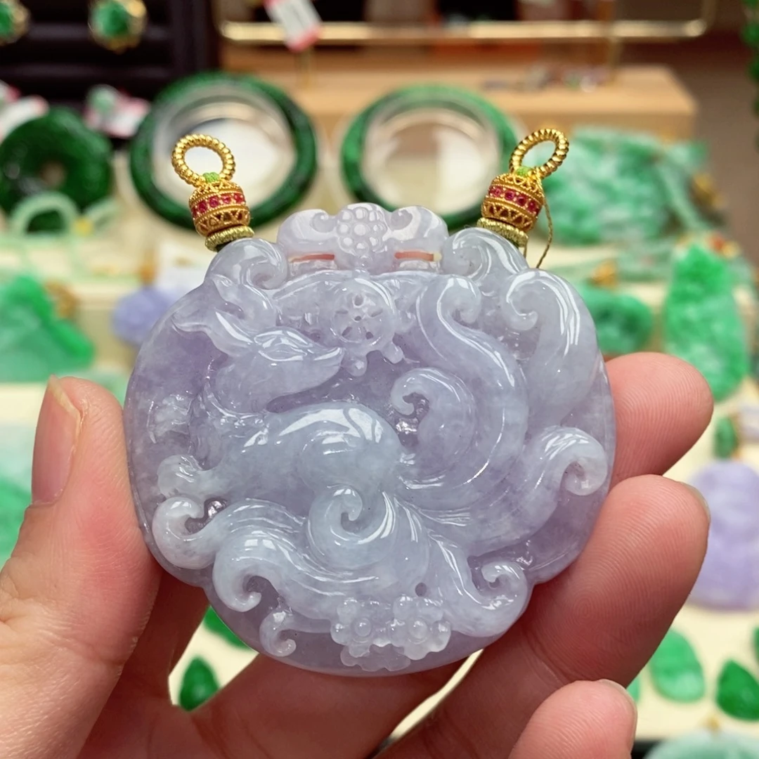 颈饰未镶嵌翡翠翡翠吊坠