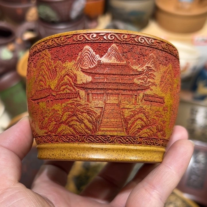 茶杯紫砂宜兴紫砂主人杯