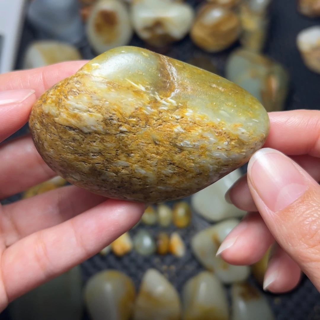 和田玉未镶嵌挂件A17