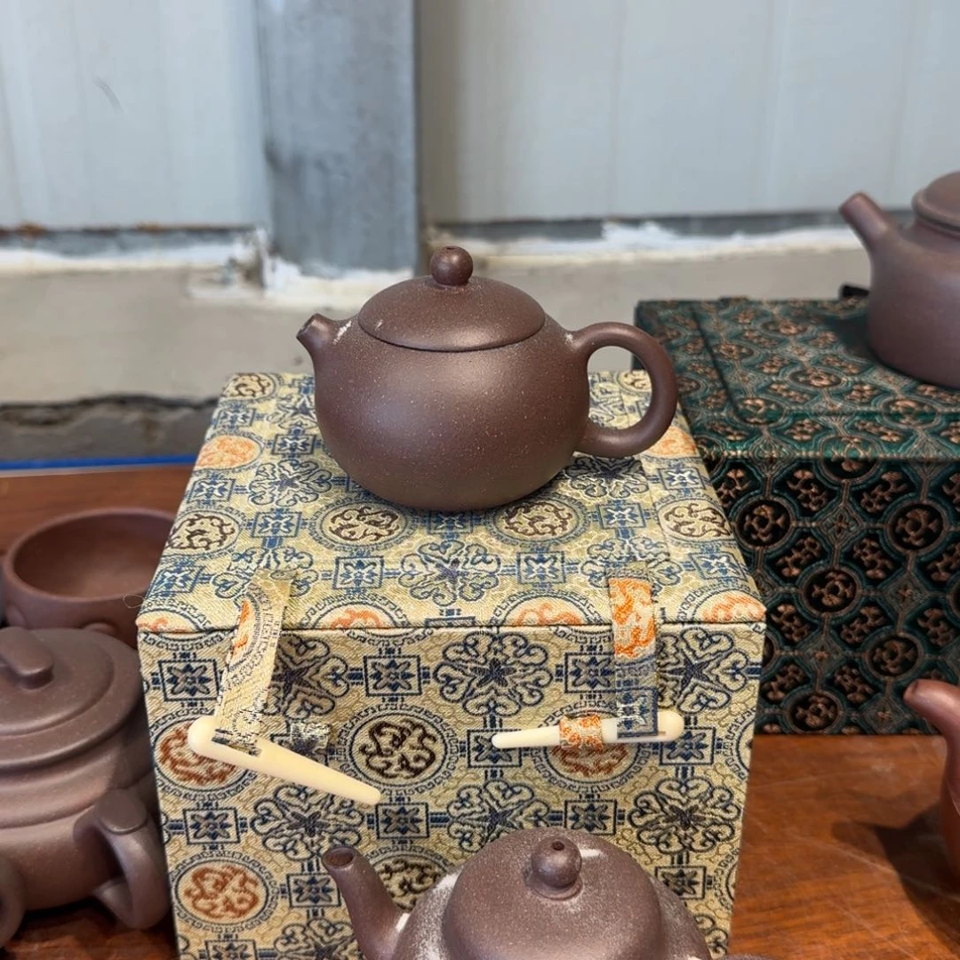 紫砂茶壶原矿的制作方法是用