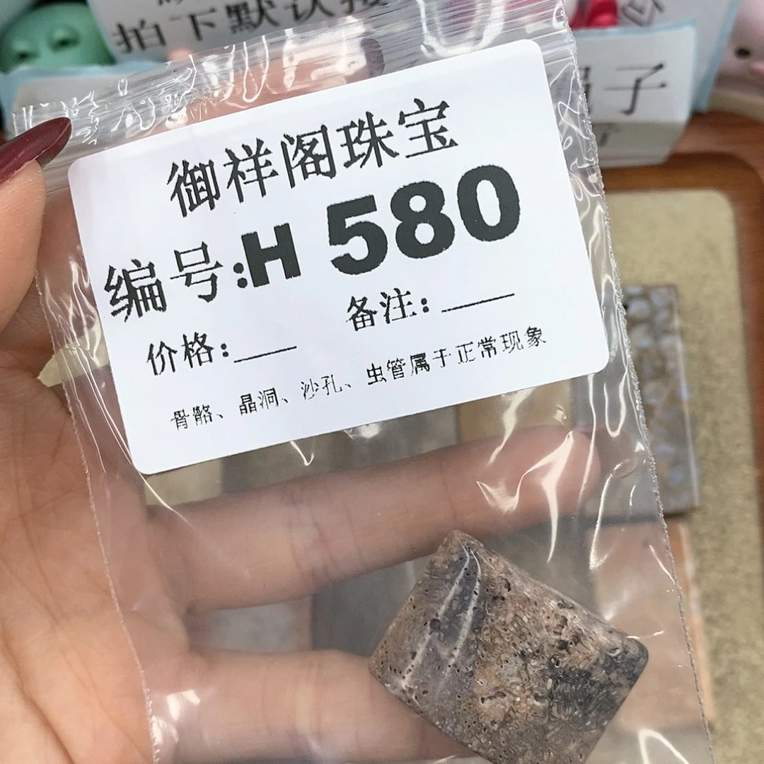硅化珊瑚（珊瑚玉）H未镶嵌L***理
