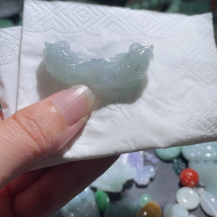 颈饰未镶嵌翡翠天