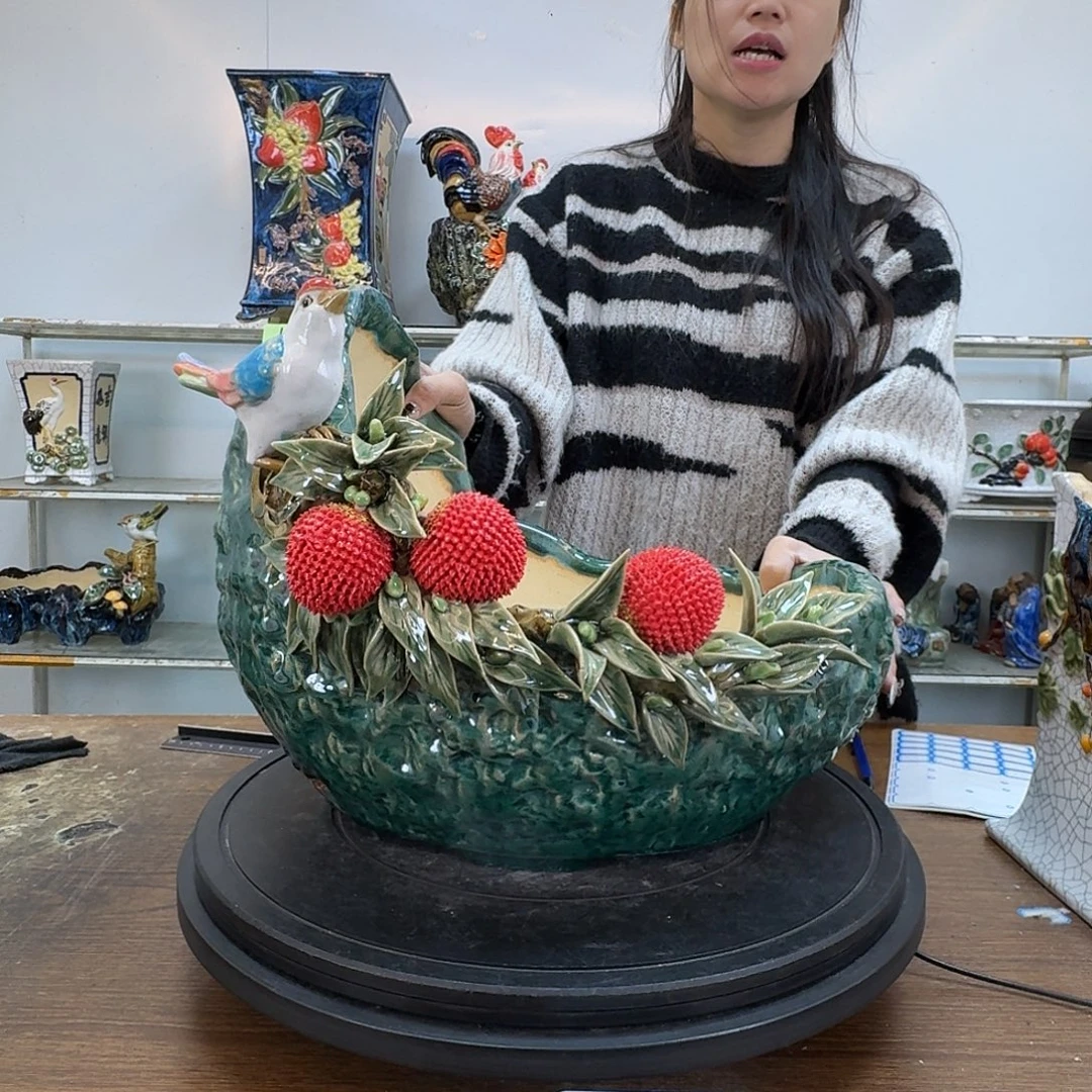 (***我异形盆内径34×24深度10