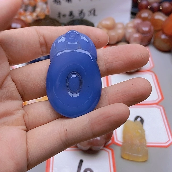 【闪购商品】未镶嵌玛瑙/玉髓珠宝半成品独**二