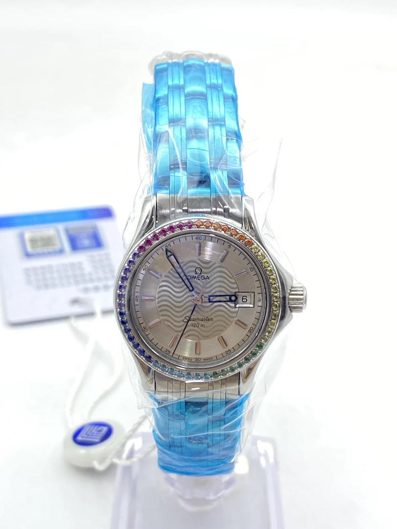 99新 Omega/欧米茄 海马120系列/28MM/石英/后镶钻