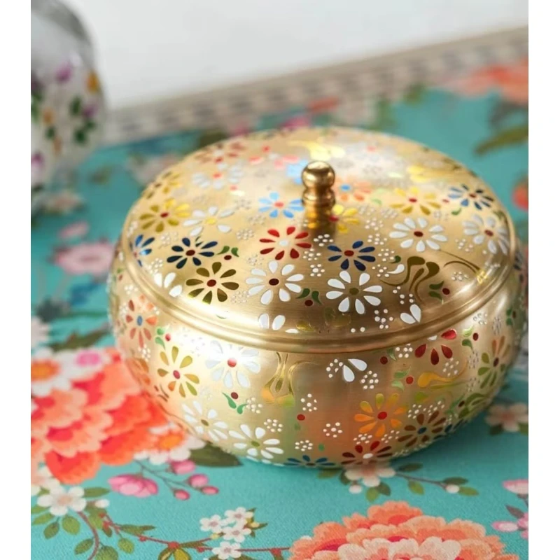 纯铜喜糖罐家居摆件