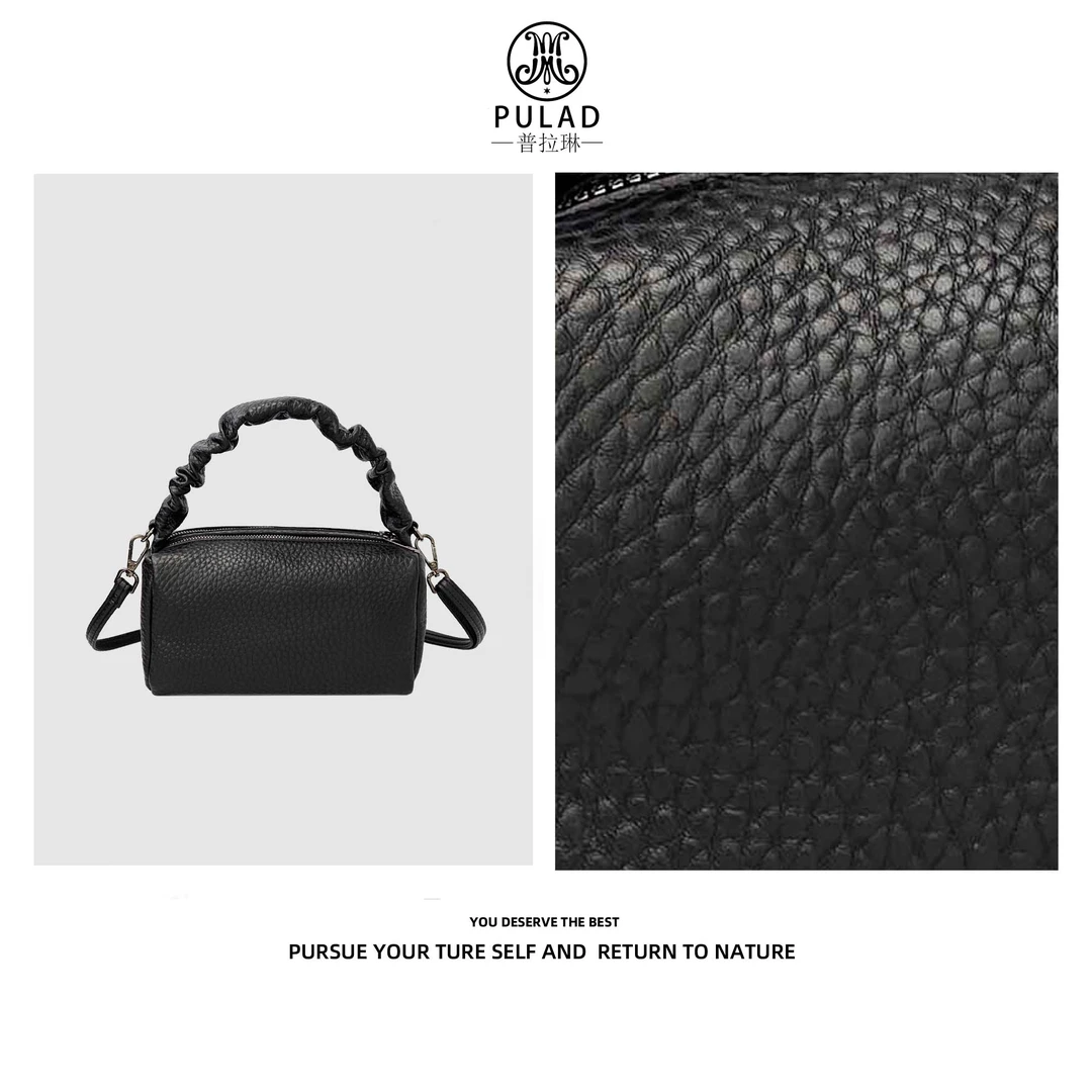 【蟹老板优选】2025春夏新款时尚百搭荔枝纹手提包8080